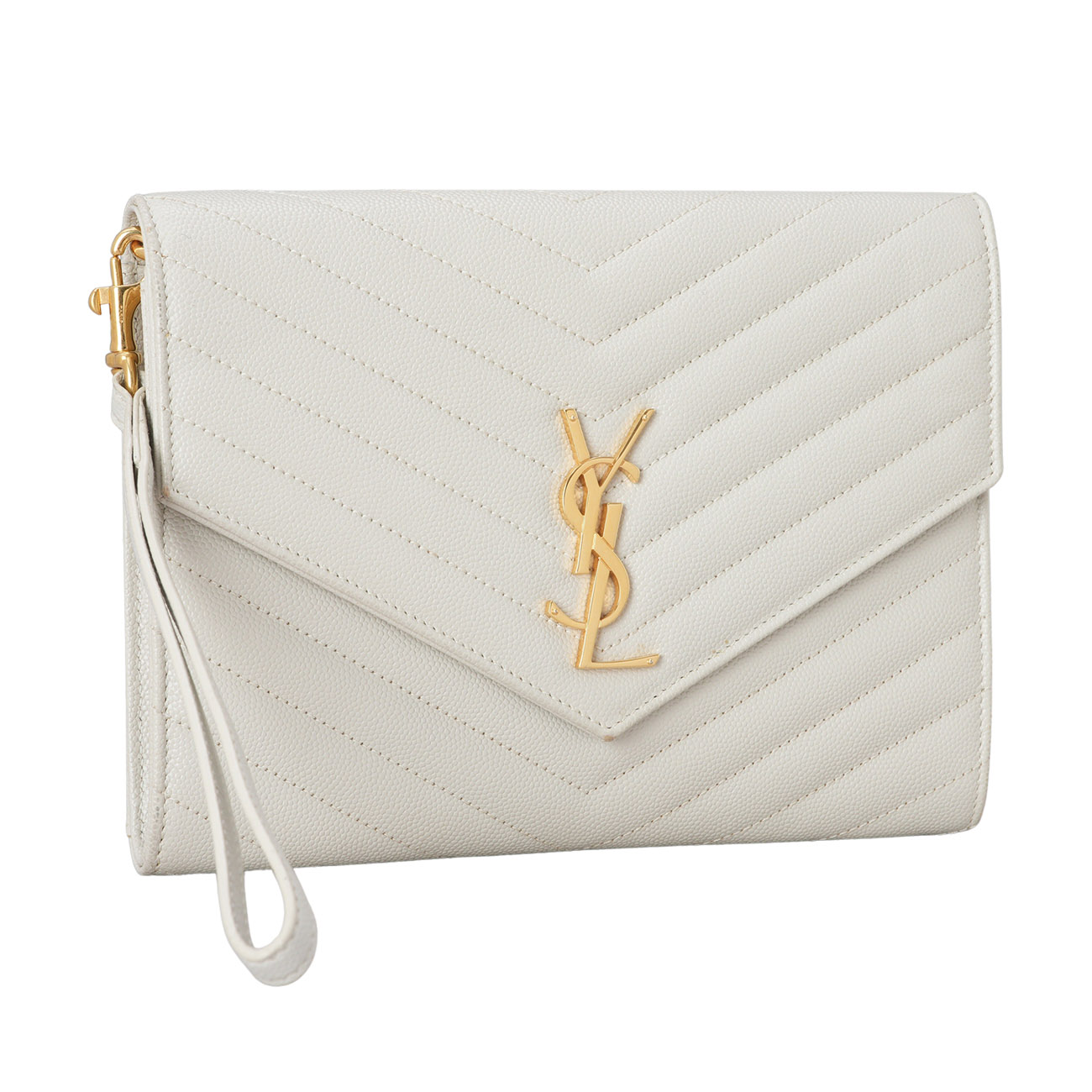 YVES SAINT LAURENT(USED)생로랑 엔벨로프 스트랩 클러치
